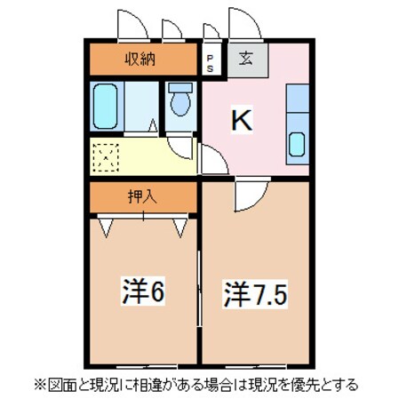 シティ輿石の物件間取画像